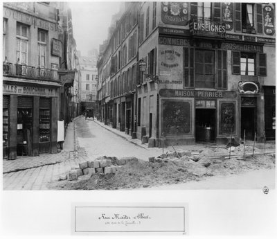 Rue Maître Albert (depuis le Quai de la Tournelle) Paris, 1858-78 - Charles Marville